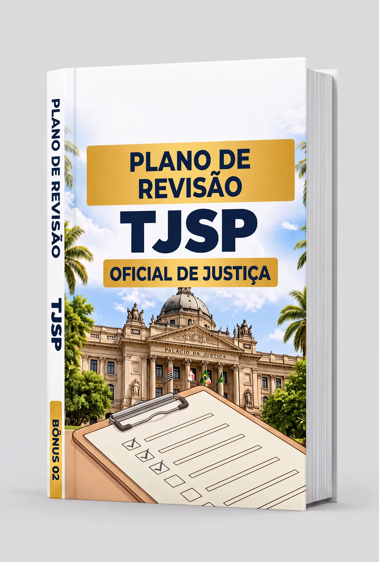 Livro Plano de Revisão TJSP — Oficial de Justiça — Bônus 02